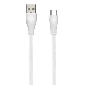 WK WDC-097 1m 2.4A Output Speed Pro Series USB to USB-C / Type-C Data Sync Charging Cable(White)
