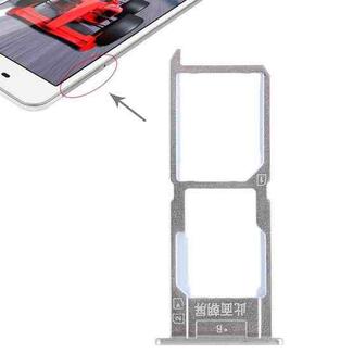 For Vivo Y37 SIM Card Tray + SIM Card Tray / Micro SD Card Tray (Silver)