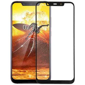 Front Screen Outer Glass Lens for Nokia X7 / 8.1 / 7.1 Plus TA-1131(Black)