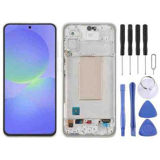 For Samsung Galaxy A36 SM-A366B Original LCD Screen Digitizer Full Assembly with Frame (Green)