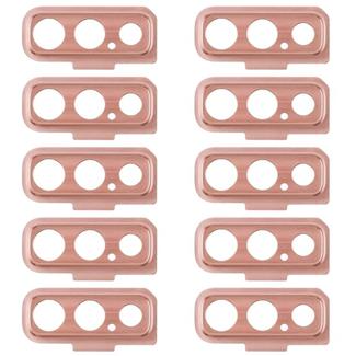 For Galaxy A7 (2018) A750F/DS 10pcs Camera Lens Cover (Pink)