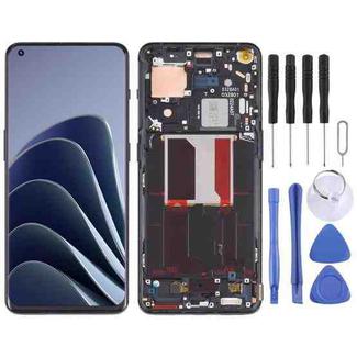 For OnePlus 10 Pro NE2210 Digitizer Full Assembly with Frame Original LCD Screen (Black)
