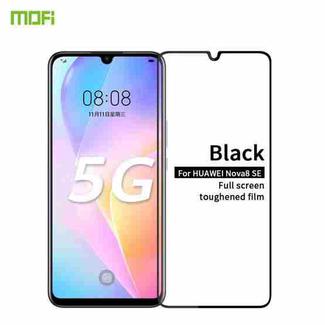 For Huawei Nova 8 SE MOFI 9H 2.5D Full Screen Tempered Glass Film(Black)