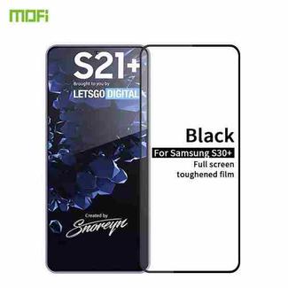 For Samsung Galaxy S21+ 5G MOFI 9H 2.5D Full Screen Tempered Glass Film(Black)
