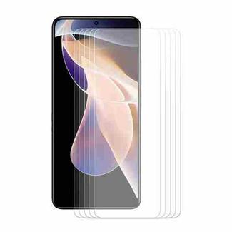 5 PCS For Xiaomi Redmi Note 11 Pro / Note 11 Pro+ ENKAY Hat-Prince 0.26mm 9H 2.5D Curved Edge Tempered Glass Screen Protector