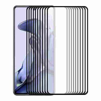 10 PCS For Xiaomi Mi 11T / 11T Pro ENKAY Hat-Prince Full Glue 0.26mm 9H 2.5D Tempered Glass Screen Protector Full Coverage Film