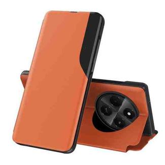 For Xiaomi Redmi 14C Attraction Flip Holder Leather Phone Case(Orange)