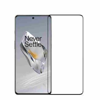 For OnePlus 12 MOFI 9H 3D Hot Bending Tempered Glass Film(Black)