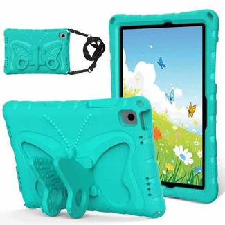 For Samsung Galaxy Tab A9+ X210 / X216 Butterfly Bracket EVA Shockproof Tablet Case(Mint Green)