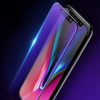 For iPhone 11 Pro / XS / X 2pcs mocolo 0.33mm 9H 2.5D Full Glue Anti Blue-ray Tempered Glass Film