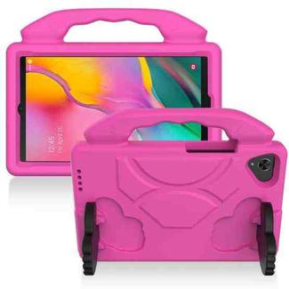 For Samsung Galaxy Tab A 8.0 2019 / T290 Thumb Bracket EVA Shockproof Tablet Case(Rose Red)