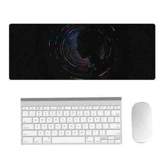 Hand-Painted Fantasy Pattern Mouse Pad, Size: 400 x 900 x 1.5mm Not Overlocked(2 Silhouettes)