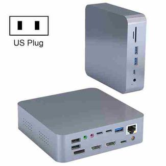 HC470 19-In-1 Laptop Docking Station Dual Monitor for M1 MacBook Pro/Air , US Plug