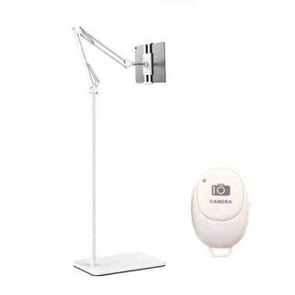 155cm Live Broadcast Bedside Cantilever Floor Bracket Bluetooth Remote Control Model (White)