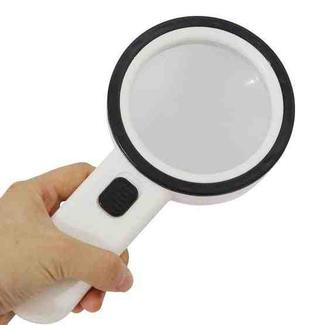 JHS407 30X Handheld HD Magnifier With LED Light(Paper Package)