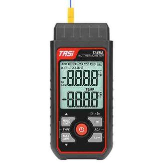 TASI TA611A Single Channel Mold Surface Thermometer Contact Temperature Gauge Support Various K/J Type Temperature Probes