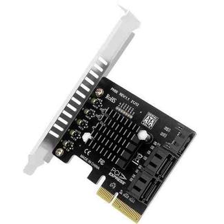 PCI-E To 5 SATA 3.0 Expansion Card(Full High Baffle)