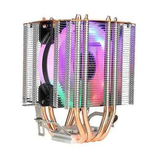EVESKY 600 Desktop Computer 4 Copper Tube Mute CPU Cooling Fan, Color: Color Single Fan