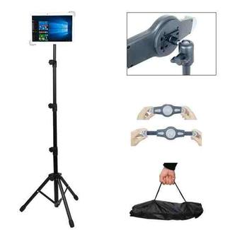1.6m Adjustable Tablet Stand Floor-Standing Retractable Mobile Phone Tripod, Model: 307(With Cloth Bag)