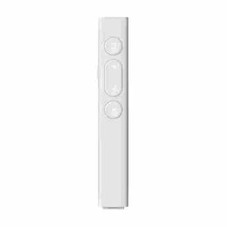 B2 2.4GHz Dual-Mode Conference PPT Wireless Page Turning Pen Multimedia Infrared Laser Pointer(White)