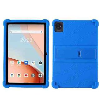 For Blackview Tab 7 Wifi 10.1-inch Shockproof Silicone Tablet Case with Holder(Blue)