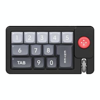 MKESPN K810 Joystick RGB Backlight Hot Swap Macro Customized Wired Mechanical Gaming Keyboard(Black)
