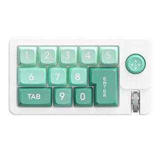 MKESPN K810 Joystick RGB Backlight Hot Swap Macro Customized Wired Mechanical Gaming Keyboard(Green)