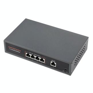 Waveshare 120W Industrial 4-Ports Gigabit Ethernet PoE Switch(US Plug)