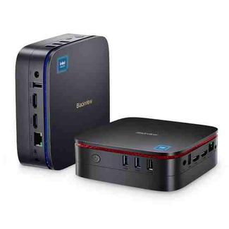 [HK Warehouse] Blackview MP60 Mini PC, 8GB+256GB, Windows 11 Pro Intel Jasper Lake N5095 up to 2.9GHz , EU Plug(Black)