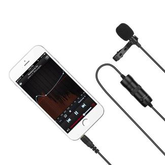 MC-M1 Lavalier Omnidirectional Capacitance Recording Video Microphone, Length: 6m