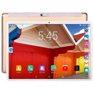 BDF S10 3G Phone Call Tablet PC, 10.1 inch, 2GB+32GB, Android 9.0, MTK8321 Octa Core Cortex-A7, Support Dual SIM & Bluetooth & WiFi & GPS, EU Plug(Gold)
