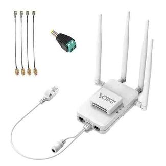 VONETS VAR1200-H 1200Mbps Wireless Bridge External Antenna Dual-Band WiFi Repeater, With 4 Antennas + DC Adapter Set