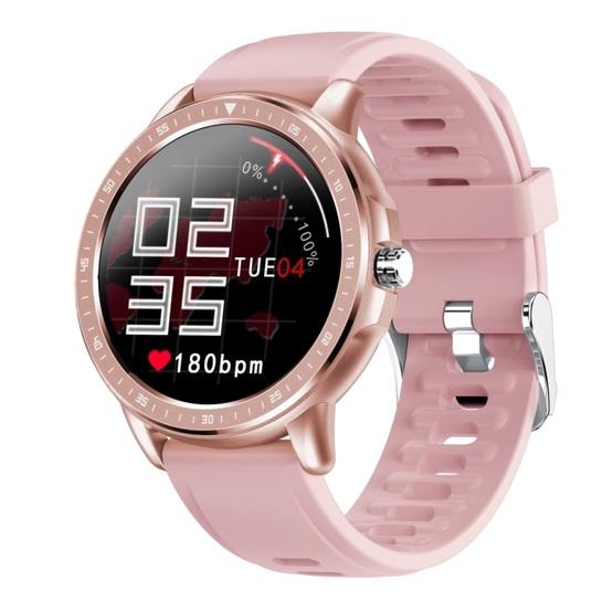 CF19 1.3 inch IPS Color Touch Screen Smart Watch, IP67 Waterproof, Support Weather Forecast / Heart Rate Monitor / Sleep Monitor / Blood Pressure Monitoring (Gold) - 2