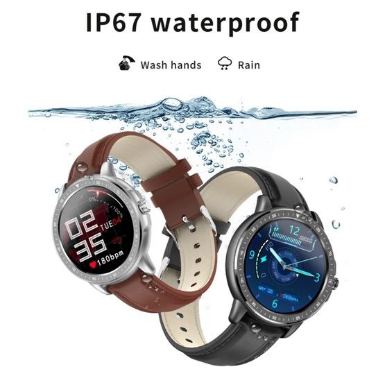 CF19 1.3 inch IPS Color Touch Screen Smart Watch, IP67 Waterproof, Support Weather Forecast / Heart Rate Monitor / Sleep Monitor / Blood Pressure Monitoring (Gold) - 9
