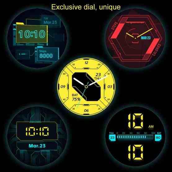 Original OnePlus Watch Cyberpunk 2077 Edition, 1.39 inch Screen, Support Heart Rate Monitoring / Bluetooth Call / GPS - 6