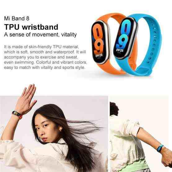 Original For Xiaomi Mi Band 8 TPU Watch Band(Blue) - 3