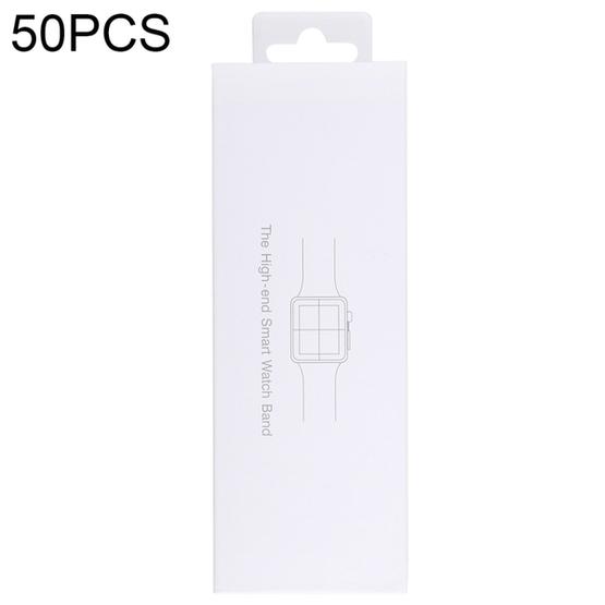 50 PCS Simple Style Papery Package Watchband Boxes for Apple Watch 38mm & 42mm Strap and Other Watchbands - 1
