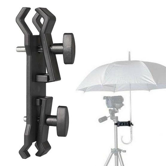 Outdoor Camera Umbrella Holder Clip Bracket Stand Clamp Photography Accessory - 1