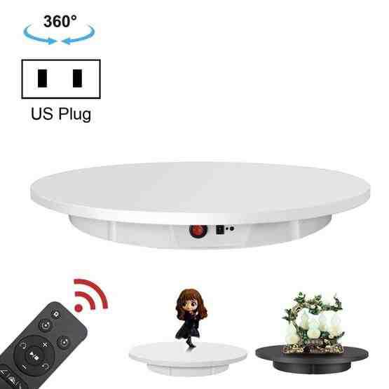 Smart Electric Rotating Table Remote Control Display Turntable ABS Platform 60cm