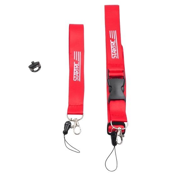 STARTRC Hand Strap Hanging Wrist Strap Lanyard With 1/4 Screw for DJI Osmo Action / Insta360 ONE X(Red) - 1