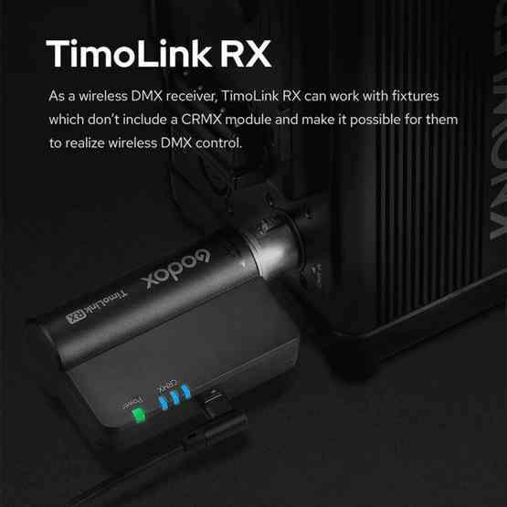 Godox TimoLink RX Wireless DMX Receiver (Black) - 6