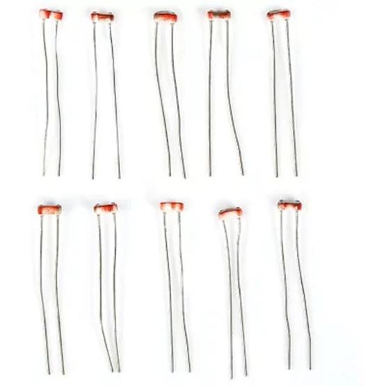 10 PCS Electronic Component Photoresistor for DIY Project - 1