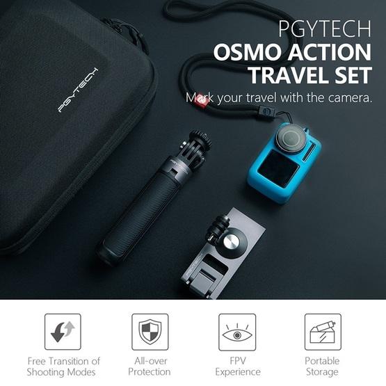 PGYTECH P-11B-027 Tripod Backpack Clip Storage Bag Travel Kit for DJI Osmo Action - 5