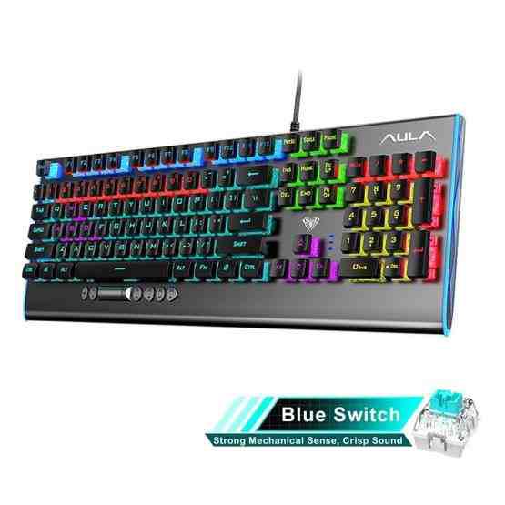 Ajazz AK510 RGB 104-key Two-color SA Ball Cap Retro Mechanical Gaming  Keyboard