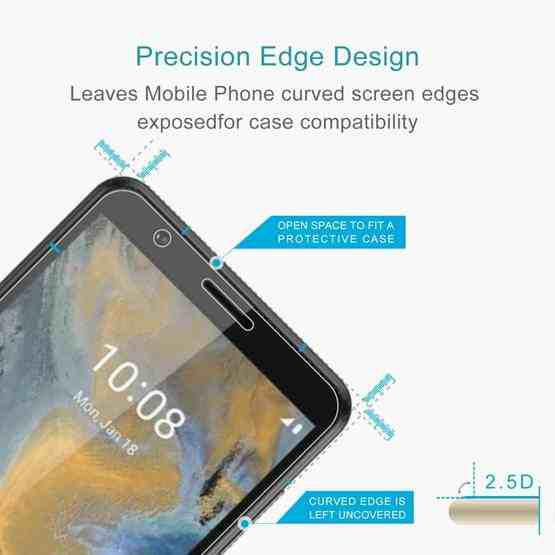 For ZTE Blade A31 Pro 0.26mm 9H 2.5D Tempered Glass Film - 3