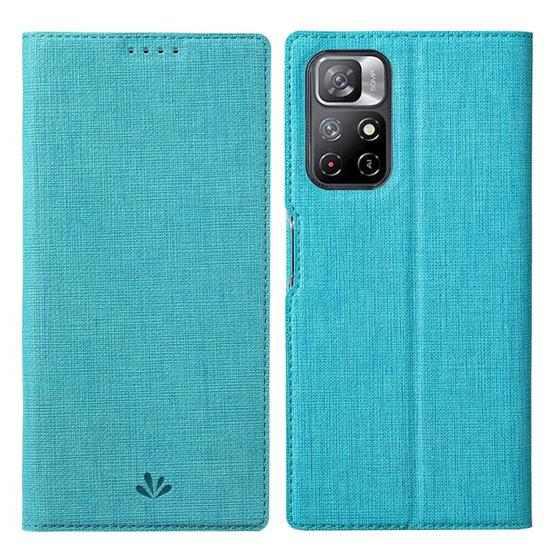 For Xiaomi Redmi Note 11 ViLi DMX Series Shockproof Magnetic Flip Leather Phone Case(Blue) - 1
