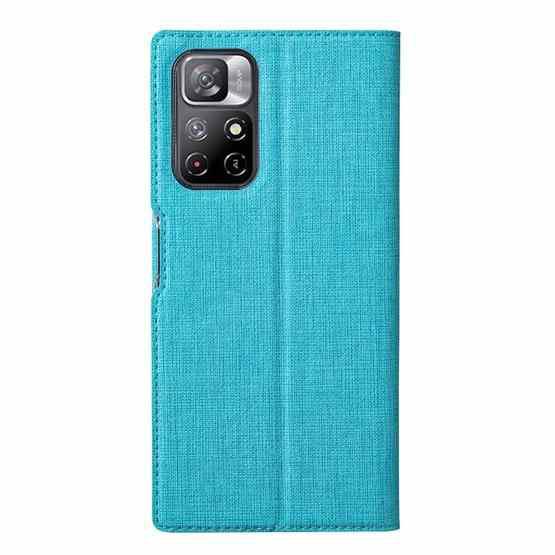 For Xiaomi Redmi Note 11 ViLi DMX Series Shockproof Magnetic Flip Leather Phone Case(Blue) - 3