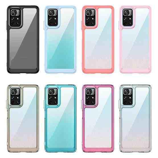 For Xiaomi Redmi Note 11 5G Chinese Colorful Series Acrylic + TPU Phone Case(Transparent) - 2
