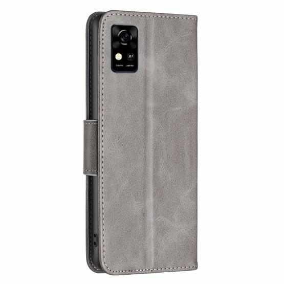 For ZTE Blade  A31 Lambskin Texture Leather Phone Case(Grey) - 2