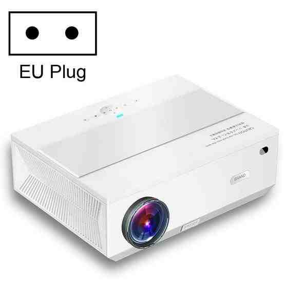E600S 1920x1080P 400ANSI LCD LED Smart Projector, Same Screen Version, Plug Type:EU Plug - 1